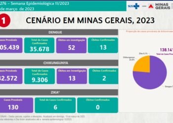 Boletim Epidemiológico de Monitoramento registra 44.990 casos confirmados de Dengue, Chikungunya e Zika em Minas Gerais