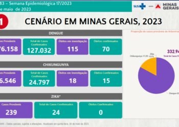 Boletim Epidemiológico de Monitoramento registra 151.853 casos confirmados de Dengue, Chikungunya e Zika em Minas Gerais