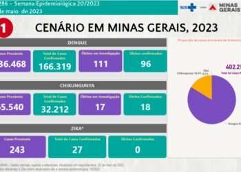 Boletim Epidemiológico de Monitoramento registra 198.558 casos confirmados de Dengue, Chikungunya e Zika em Minas Gerais