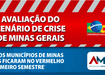 Paralisação das prefeituras: análise da CNM mostra que 42% dos municípios mineiros passaram o 1º semestre no vermelho