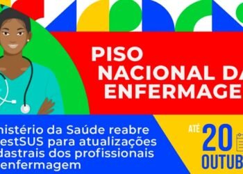 Piso da enfermagem: ministério da saúde reabre investsus para atualizações cadastrais dos profissionais da enfermagem
