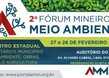 2º Fórum Mineiro de Meio Ambiente está com as inscrições abertas; evento da AMM acontece nos dias 27 e 28 de fevereiro