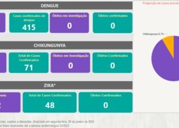 Boletim Epidemiológico de Monitoramento registra 534 casos de Dengue, Chikungunya e Zika no Estado
