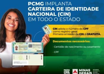 Carteira de Identidade Nacional já está sendo emitida em Minas Gerais