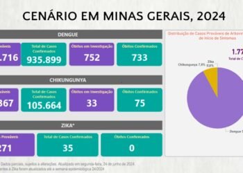 Boletim Epidemiológico de Monitoramento registra 1.041.598 casos confirmados de Dengue, Chikungunya e Zika no Estado
