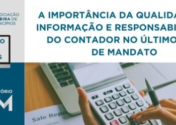 Webinário Áreas técnicas da AMM debate a importância da qualidade da informação e responsabilidade do contador no último ano de mandato