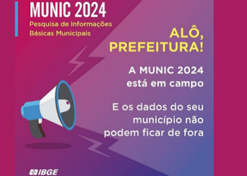 IBGE inicia coleta da Pesquisa de Informações Básicas Municipais