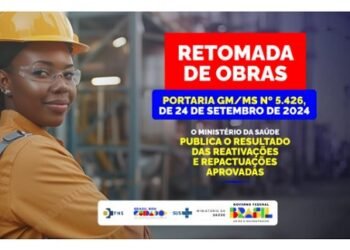 Ministério da Saúde publica resultado de reativações e repactuações de obras e serviços de engenharia