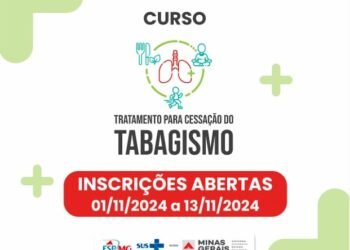Abertas inscrições para o curso Tratamento para Cessação do Tabagismo
