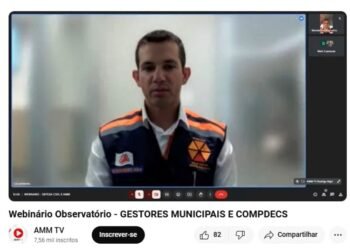 AMM e Defesa Civil: webinário de prevenção e recuperação dos danos causados pelas chuvas reuniu mais de 600 pessoas
