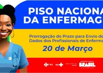 Prazo para envio dos dados dos profissionais de enfermagem se encerra em 20 de março