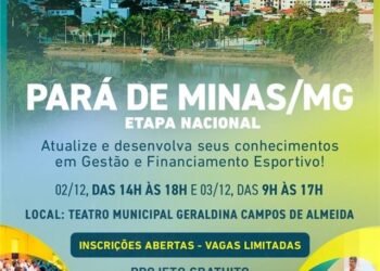 Pará de Minas recebe curso sobre gestão e financiamento esportivo