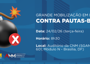 AMM apoia mobilização da CNM contra pautas-bomba no dia 24 de fevereiro de 2026