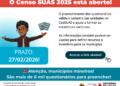 Gestores têm até 27 de fevereiro para preenchimento dos formulários do Censo SUAS