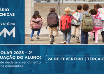 Censo Escolar 2025 será tema do Webinário Áreas Técnicas desta terça (24/2)