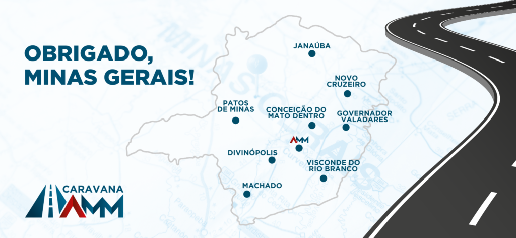 Caravana AMM percorre Minas e fortalece o municipalismo com capacitação e escuta ativa nas 10 macrorregiões